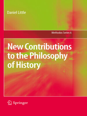 cover image of New Contributions to the Philosophy of History